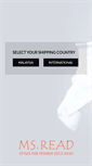 Mobile Screenshot of msreadshop.com
